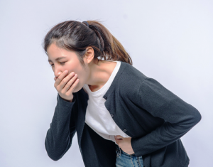Patient experiencing gastroesophageal reflux disease